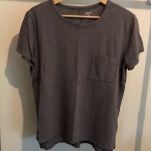 Old Navy Gray T-Shirt w/ Pocket, size S